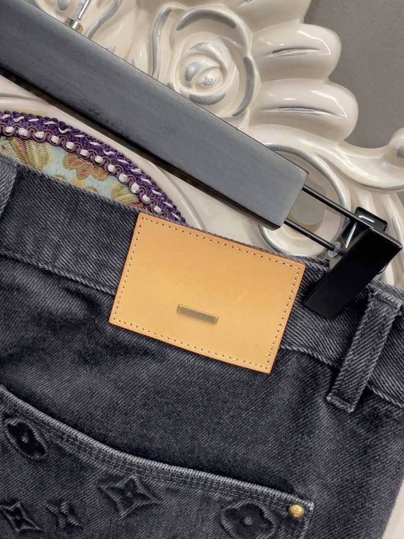 Louis Vuitton Louis Vuitton Distressed Denim Jeans 33 Size US 33 - 3 Thumbnail