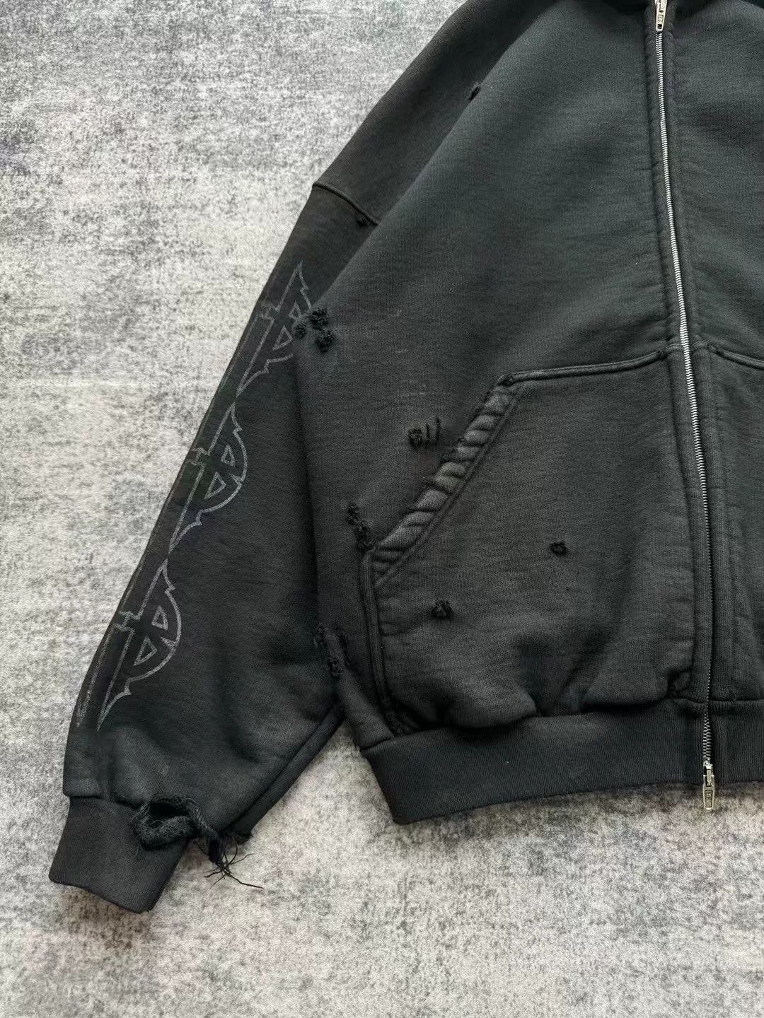 Balenciaga Balenciaga Paris Tower Zip Jacket Size US XXS / EU 40 - 3 Thumbnail
