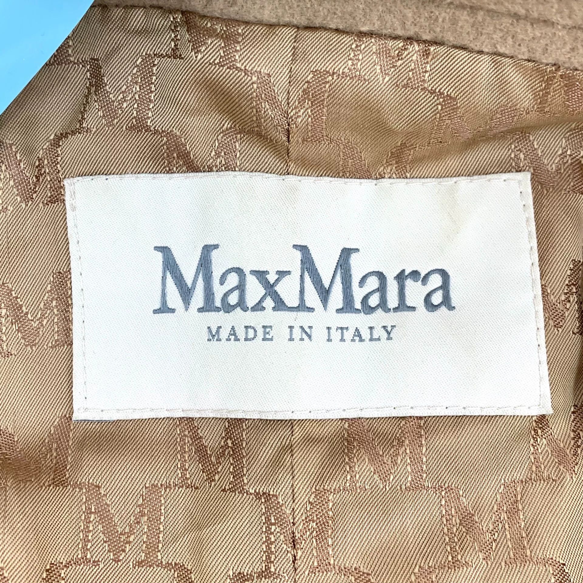 Max Mara Maxmara 101801 Brown Wool Coat XXS Size US XXS / EU 40 - 6 Thumbnail