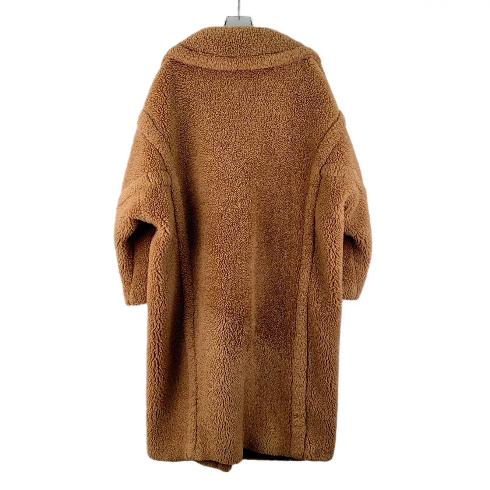 Max Mara Maxmara Teddy Double-Breasted Coat in Brown Size US S / EU 44-46 / 1 - 2 Thumbnail