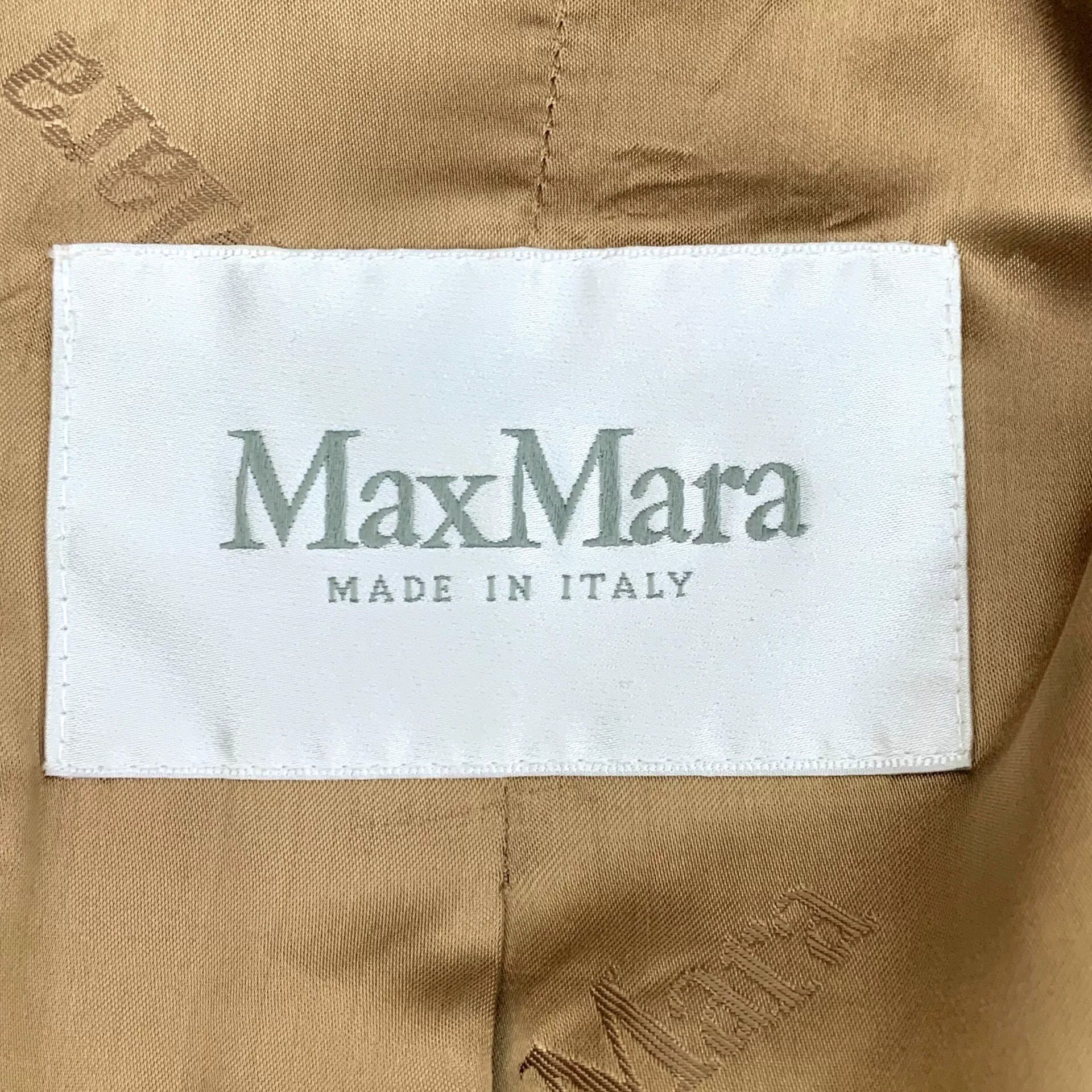 Max Mara Maxmara Teddy Double-Breasted Coat in Brown Size US S / EU 44-46 / 1 - 5 Thumbnail