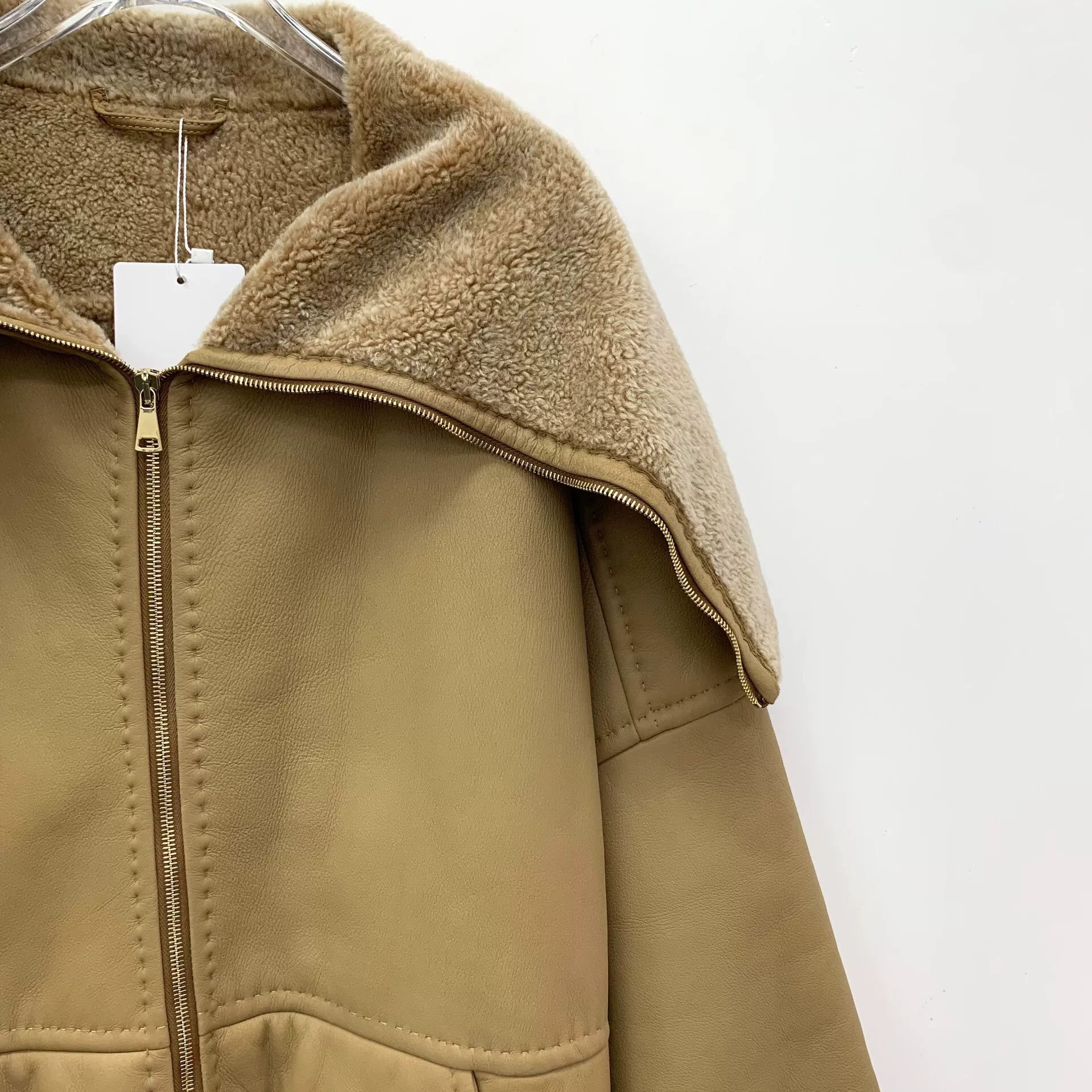 Max Mara brown leather hooded long coat Size US S / EU 44-46 / 1 - 3 Thumbnail
