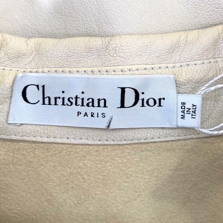 Dior christian dior beige monkey print leather jacket Size US M / EU 48-50 / 2 - 5 Thumbnail