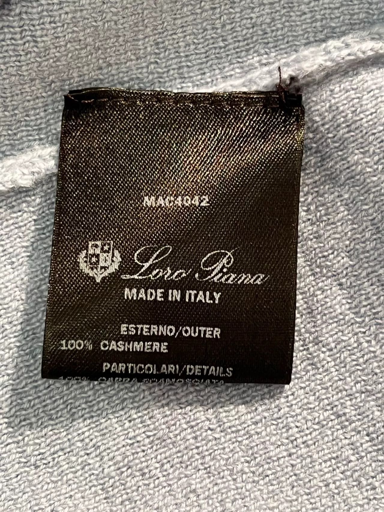 Loro Piana Loro Piana Men's Cashmere Hoodie Size US L / EU 52-54 / 3 - 7 Thumbnail