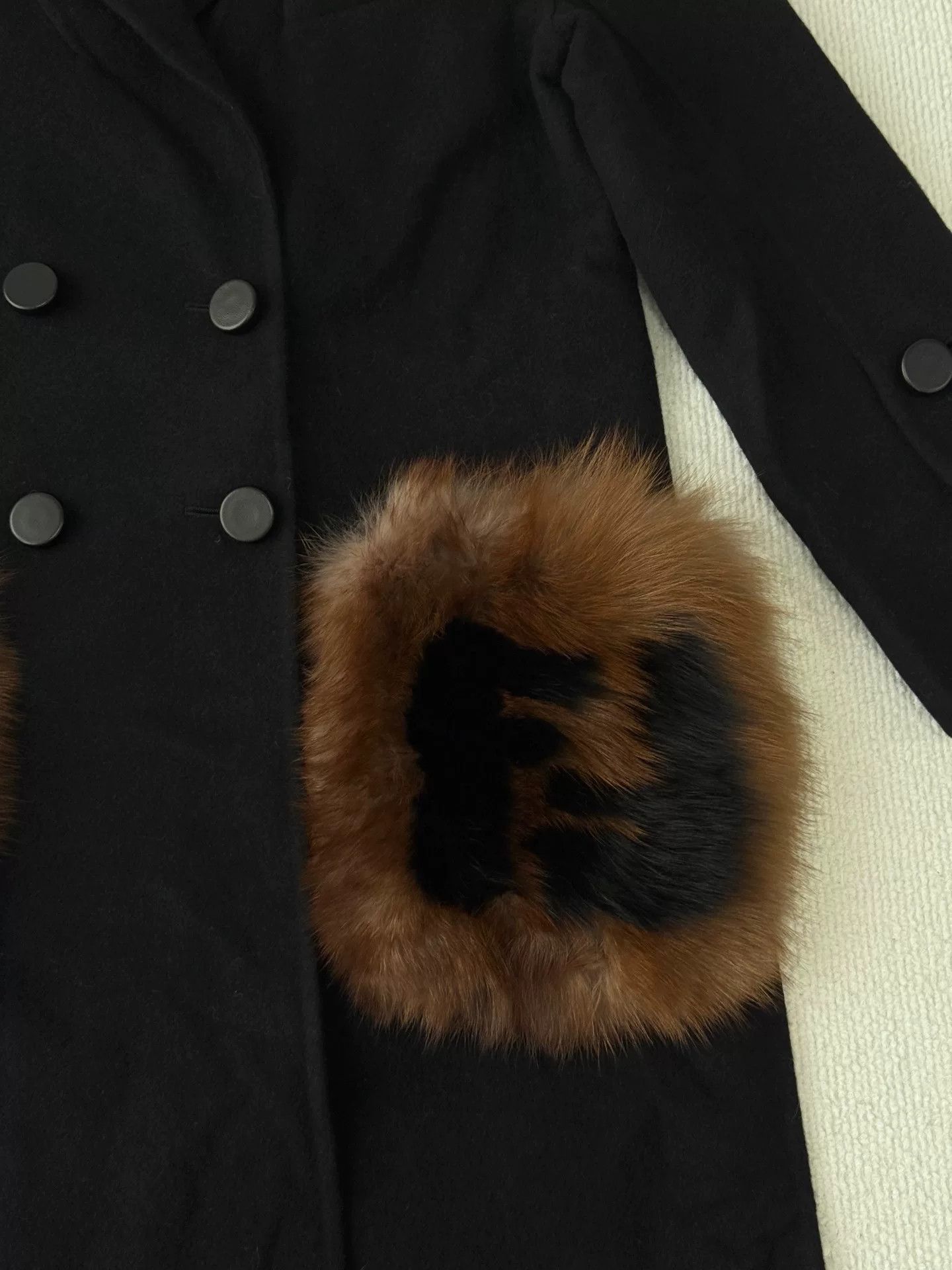 Fendi Fendi Black Mink Fur Pocket Coat Size US M / EU 48-50 / 2 - 3 Thumbnail