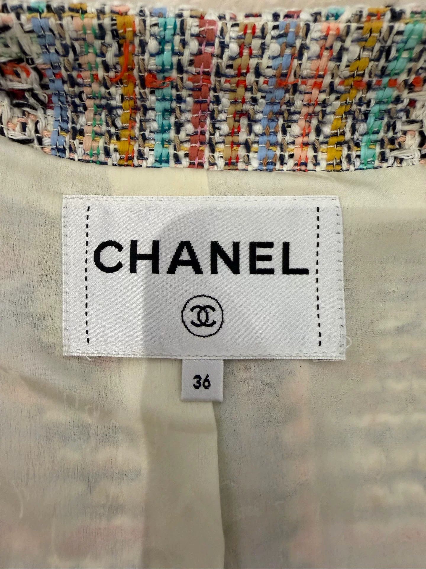 Chanel Chanel Cuba Series Tweed Coat Dress Size US S / EU 44-46 / 1 - 3 Thumbnail