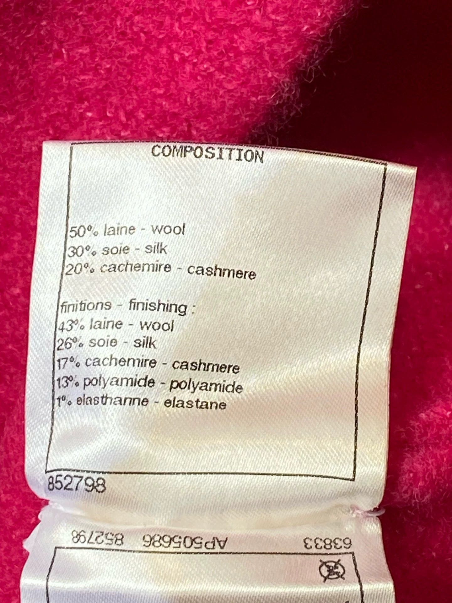 Chanel Chanel 2022 Pink Wool Cardigan FR38 Size US M / EU 48-50 / 2 - 5 Thumbnail