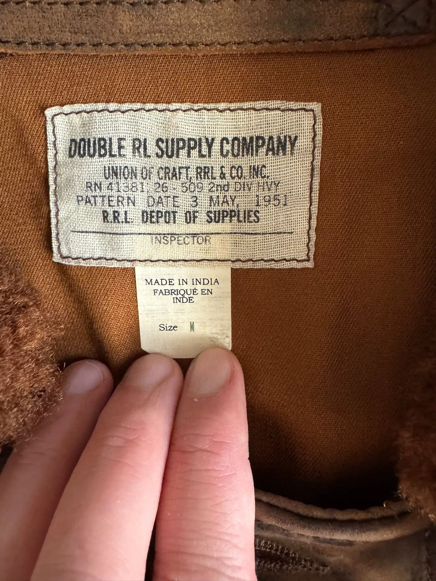 RRL Ralph Lauren RRL Short N1 Deck Distressed Leather Jacket Size US M / EU 48-50 / 2 - 3 Thumbnail