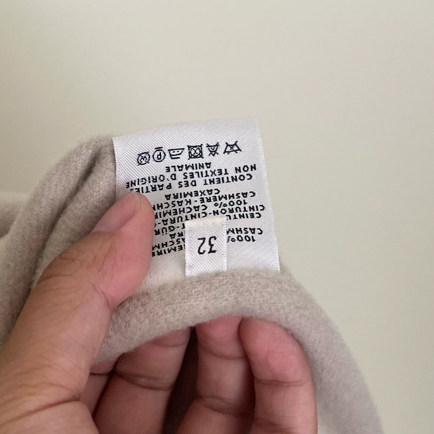 Hermes Hermes Beige Cashmere Coat Size 32 Size US M / EU 48-50 / 2 - 6 Thumbnail