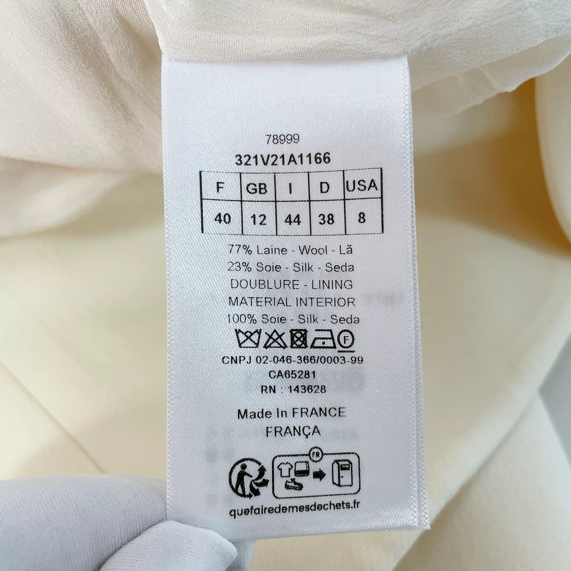 Dior Dior White Long Sleeve Top Size US M / EU 48-50 / 2 - 7 Thumbnail