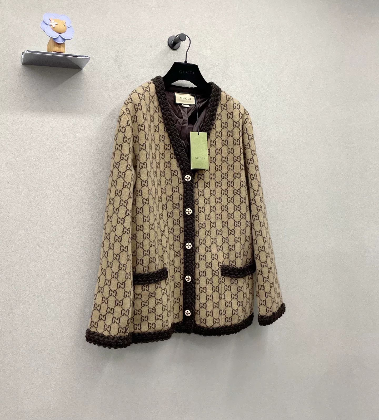 Gucci Gucci Double G Print Coat Size US M / EU 48-50 / 2 - 2 Thumbnail