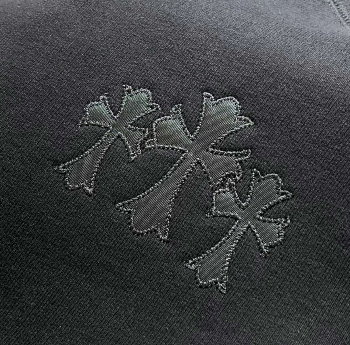 Chrome Hearts Chrome Hearts Black Cross Embroidered Sweatshirt Size US L / EU 52-54 / 3 - 3 Thumbnail