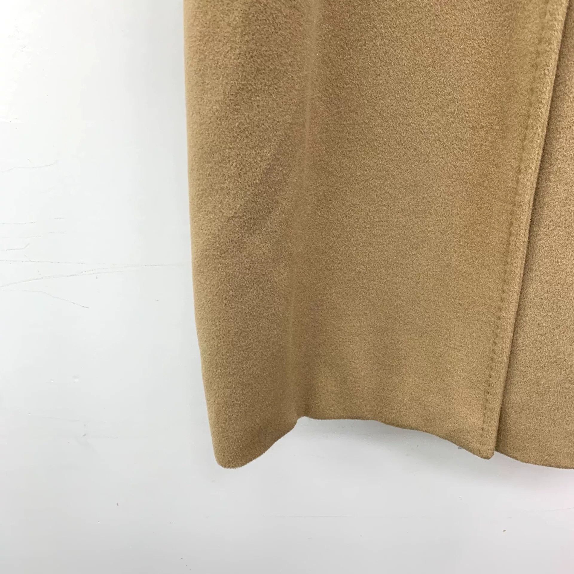 Max Mara maxmara brown wool double-breasted coat Size US XXS / EU 40 - 5 Thumbnail