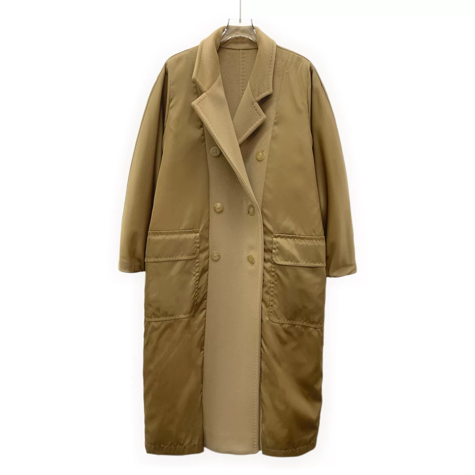 Max Mara brown double-breasted wool coat by Maxmara Size US S / EU 44-46 / 1 - 3 Thumbnail