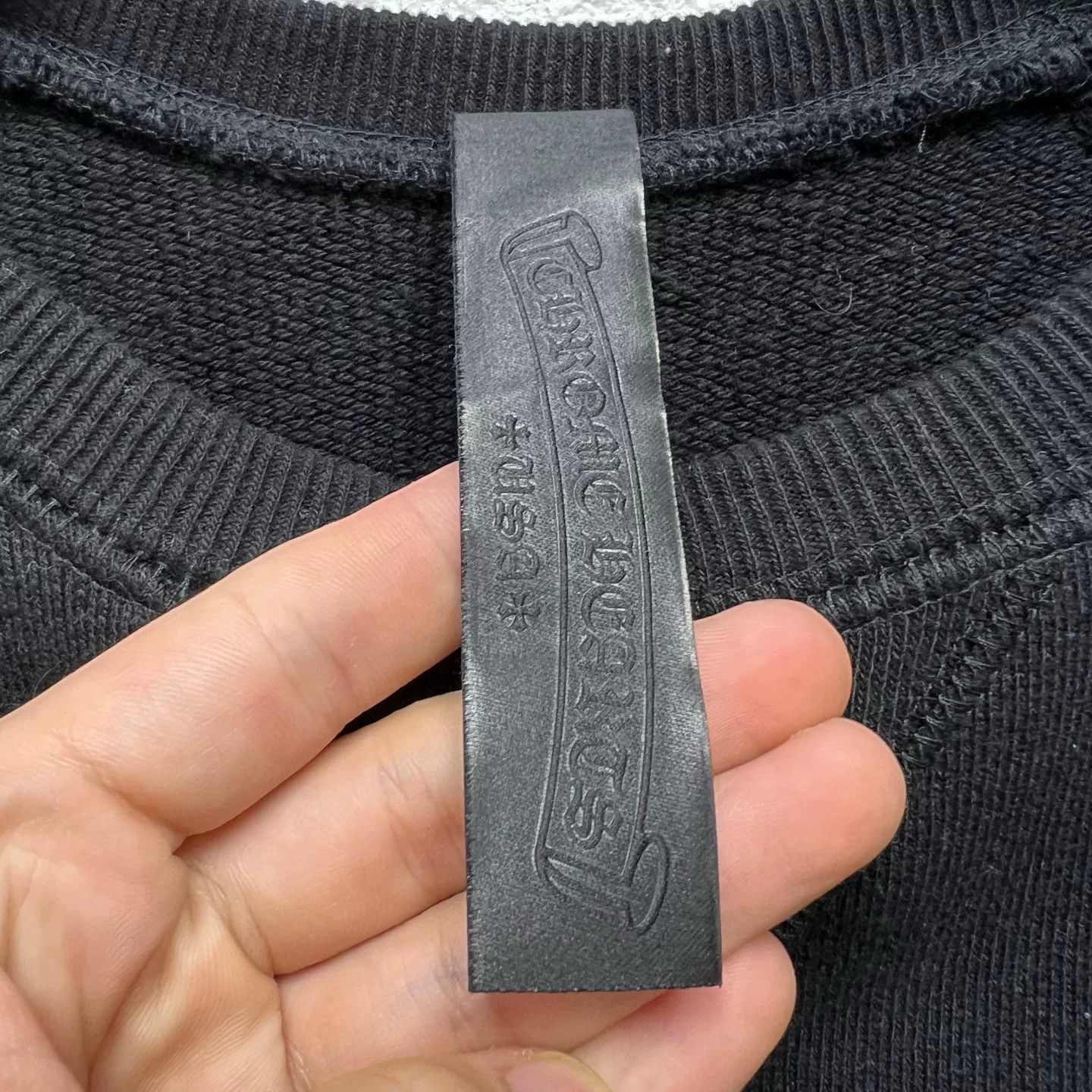 Chrome Hearts Chrome Hearts Black Cross Embroidered Sweatshirt Size US L / EU 52-54 / 3 - 3 Thumbnail