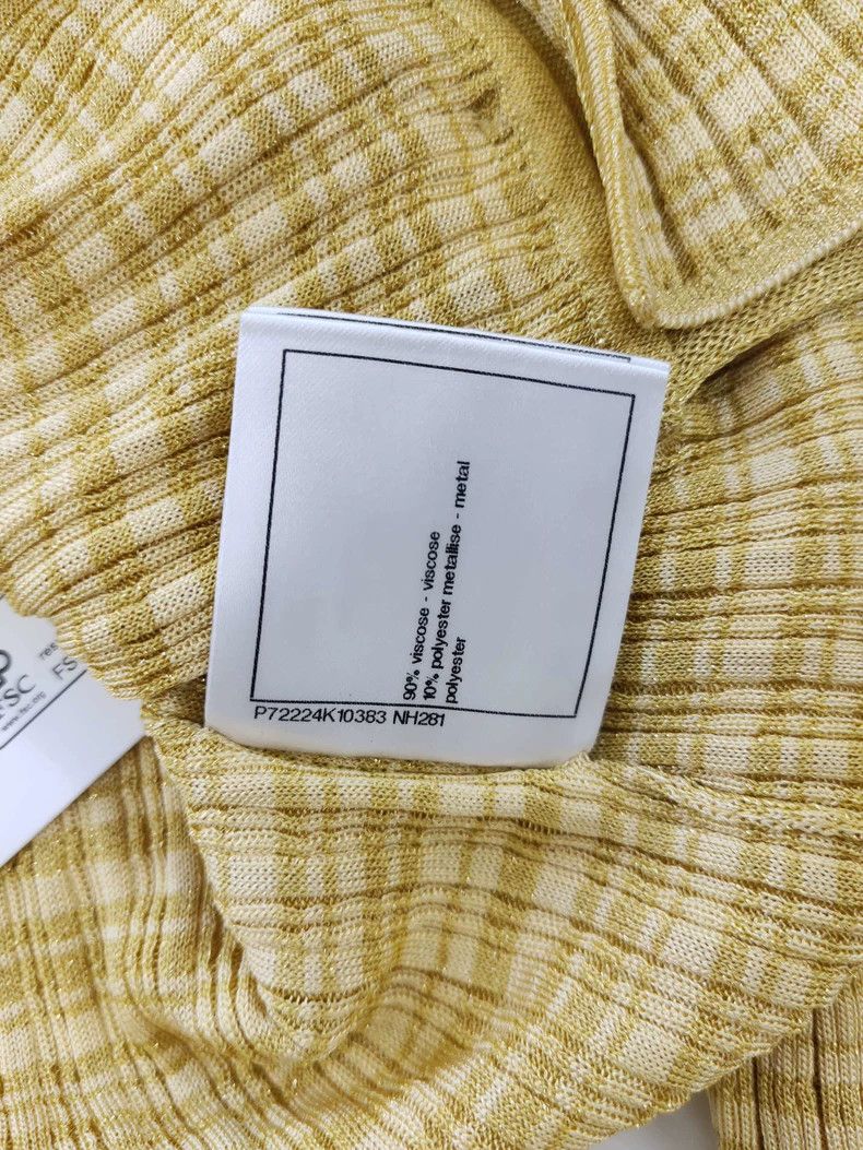 Chanel Chanel Yellow Knit Cardigan Size 34 Size US XS / EU 42 / 0 - 6 Thumbnail