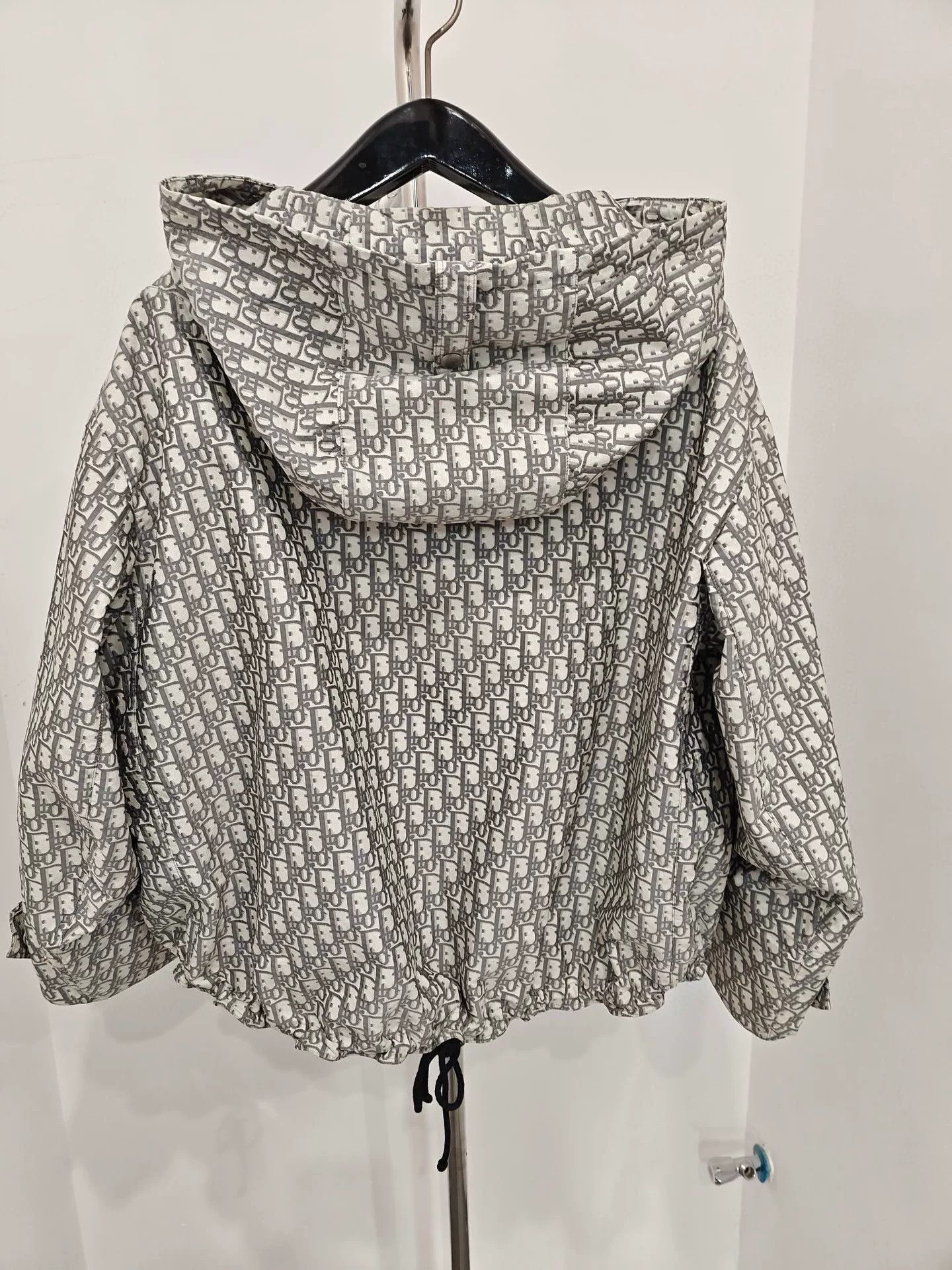 Dior Dior Classic Gray Printed Hooded Jacket Size US S / EU 44-46 / 1 - 2 Thumbnail