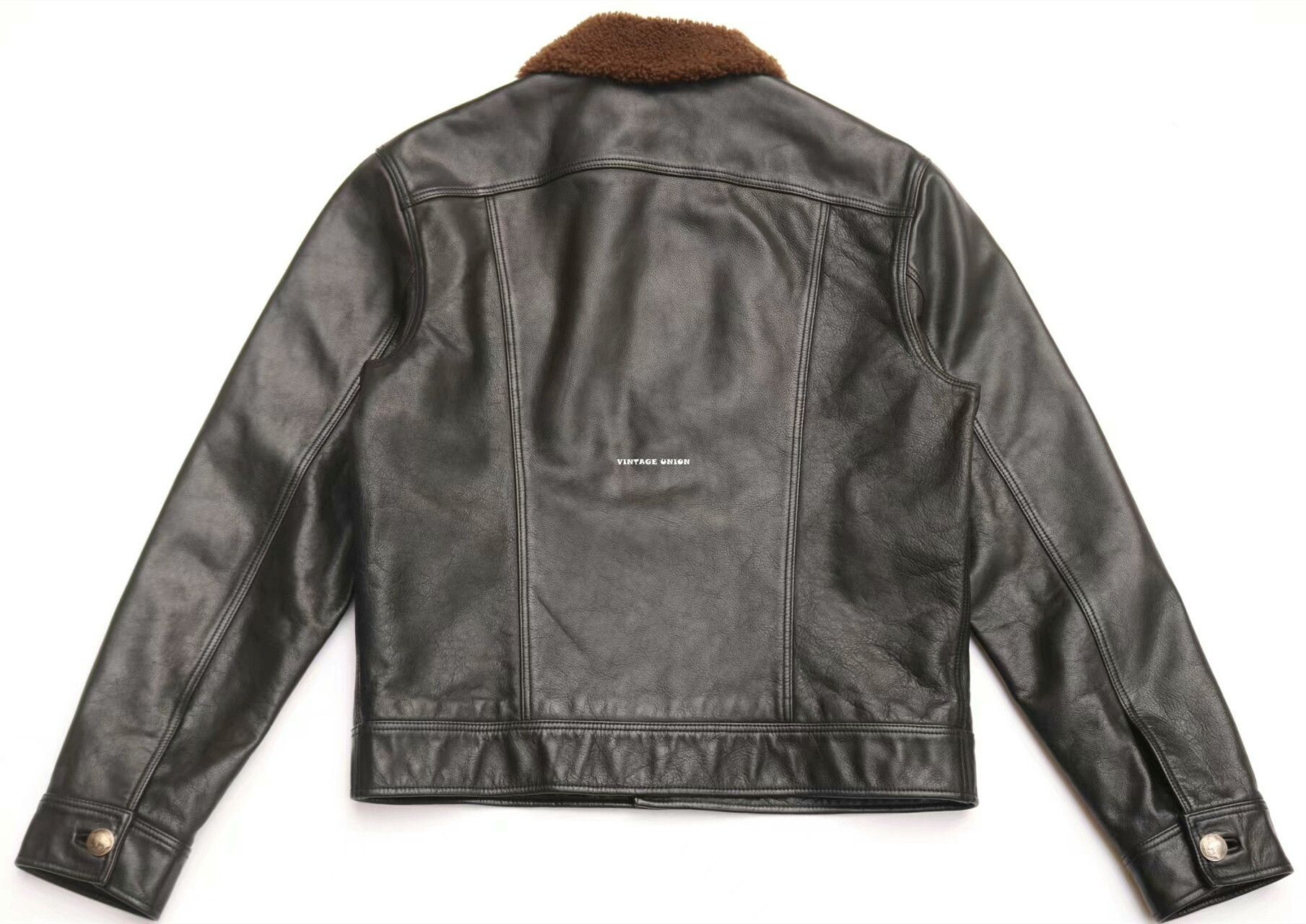 RRL Ralph Lauren RRL Vintage Distressed Leather Jacket Size US M / EU 48-50 / 2 - 2 Thumbnail