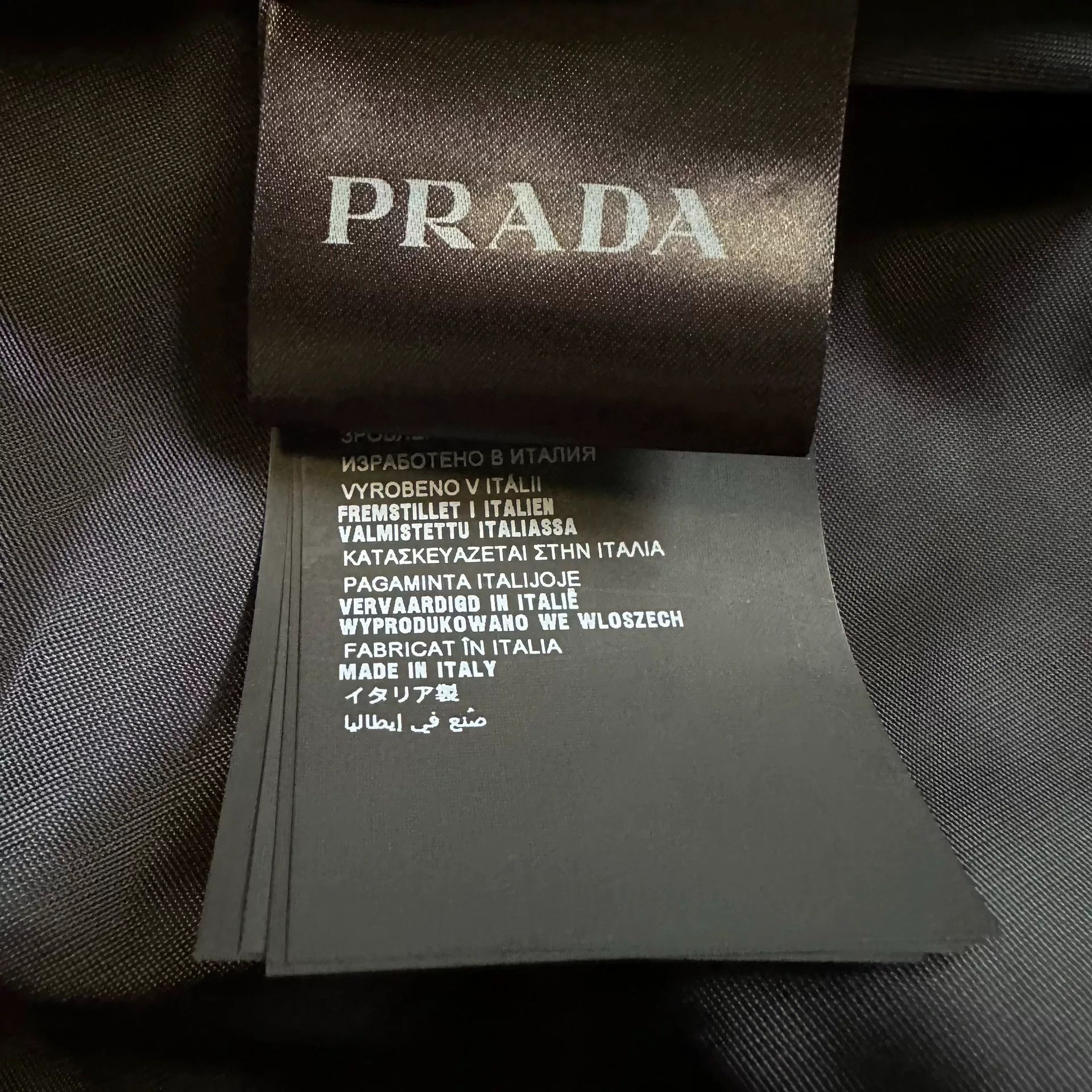 Prada Prada Goatskin Leather Bomber Jacket Size US L / EU 52-54 / 3 - 6 Thumbnail