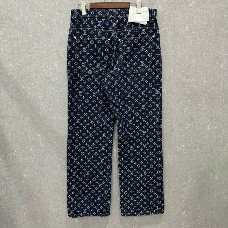 Louis Vuitton Louis Vuitton x Timberland Monogram Jeans Size US 32 / EU 48 - 2 Thumbnail