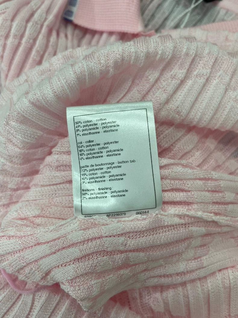 Chanel 24S Pink Knit Dress