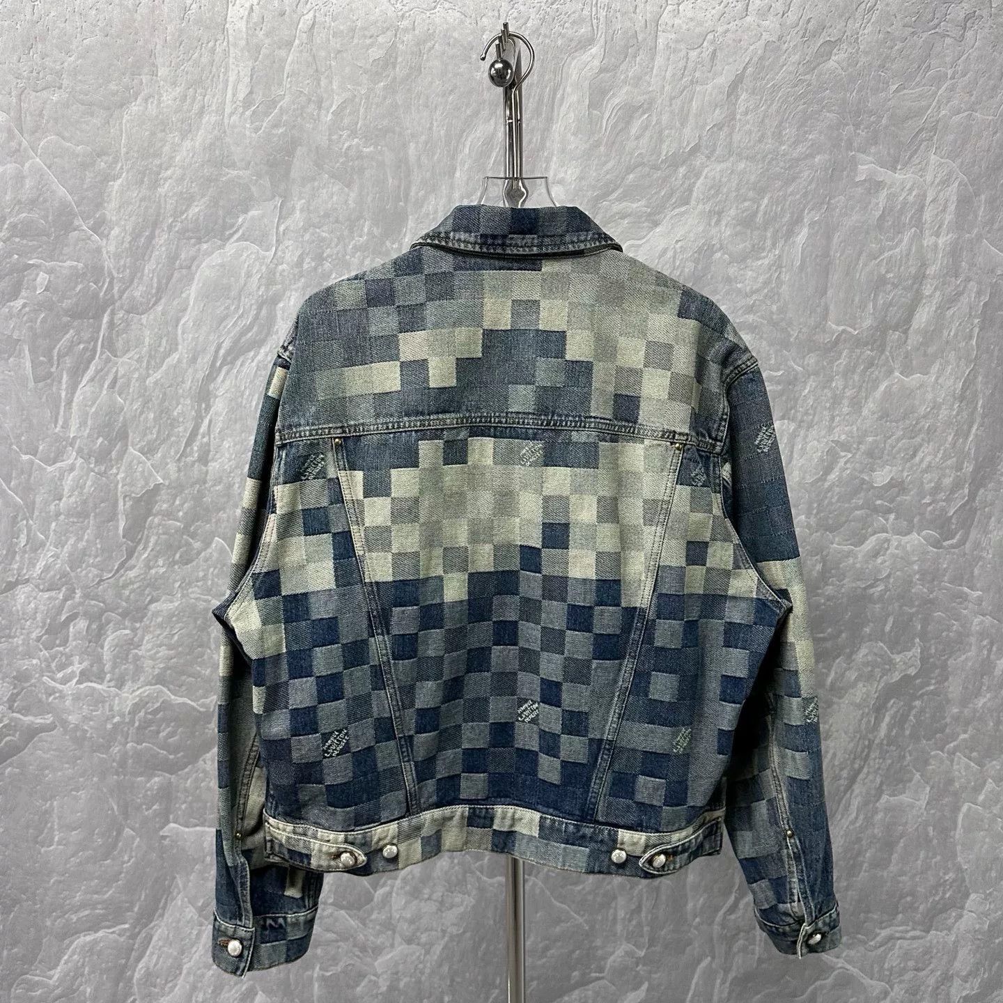 Louis Vuitton Louis Vuitton SS24 Checkerboard Denim Jacket Size US L / EU 52-54 / 3 - 4 Thumbnail