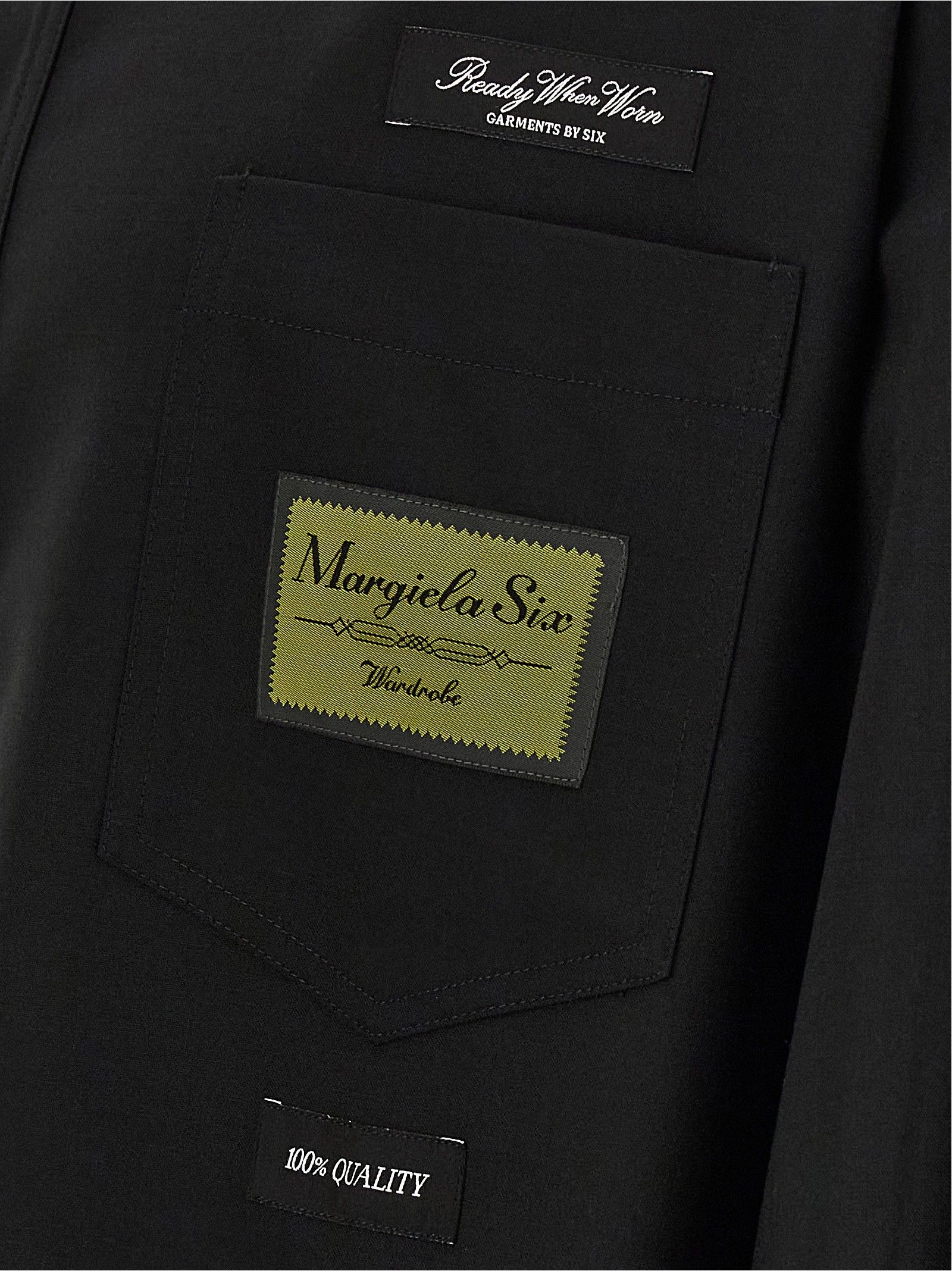 Maison Margiela Jacquard Label Shirt Size US M / EU 48-50 / 2 - 5 Thumbnail