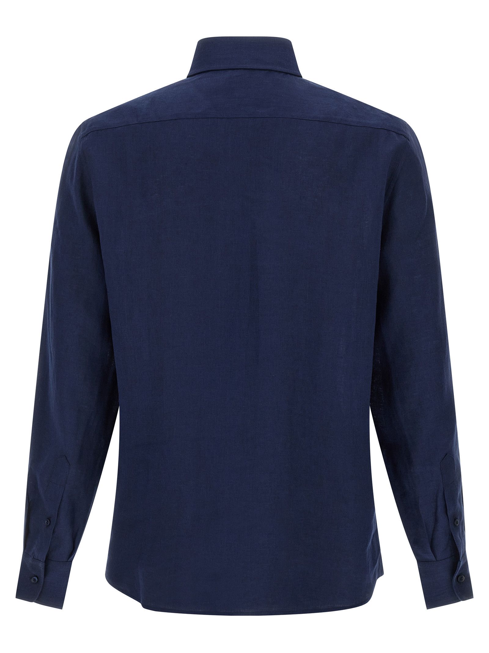 Brunello Cucinelli Linen Shirt Size US L / EU 52-54 / 3 - 2 Thumbnail