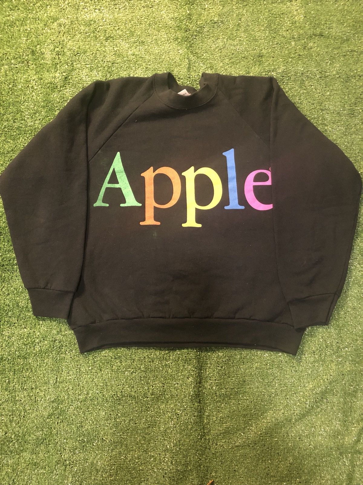 Vintage apple crewneck sweatshirt sale