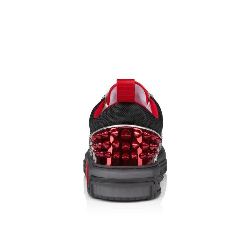 Christian Louboutin astroloubi strass black/white/red Size US 10 / EU 43 - 4 Thumbnail