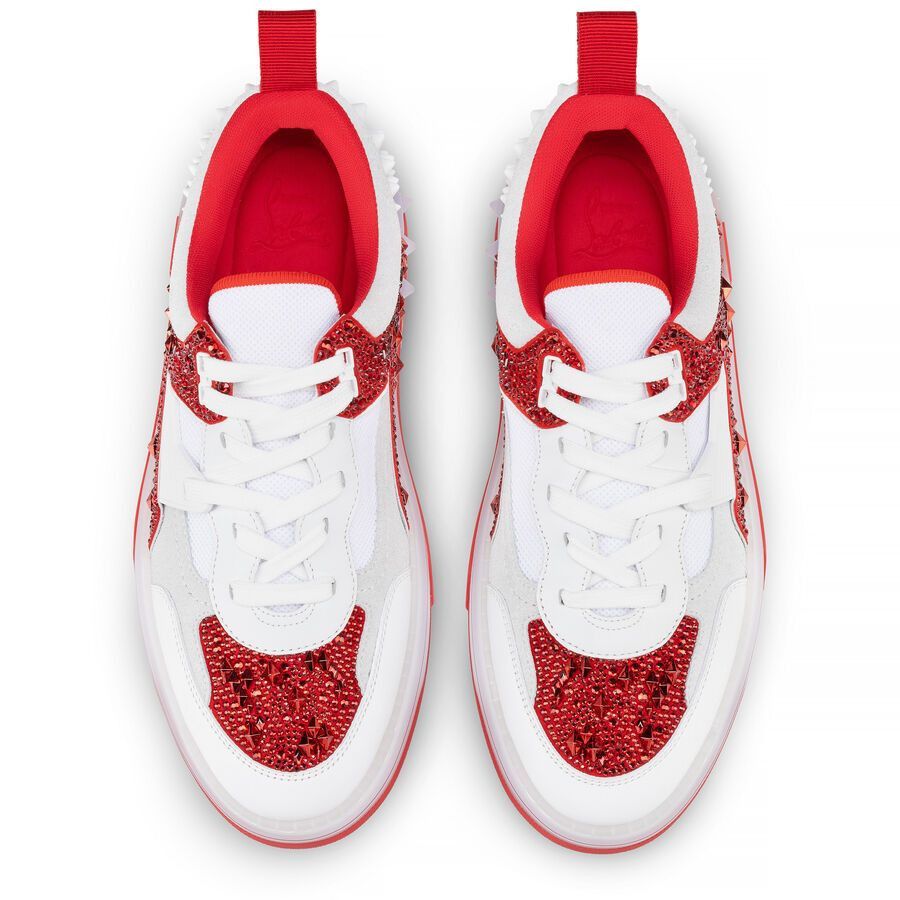 Christian Louboutin astroloubi strass white/red Size US 6 / EU 39 - 3 Thumbnail