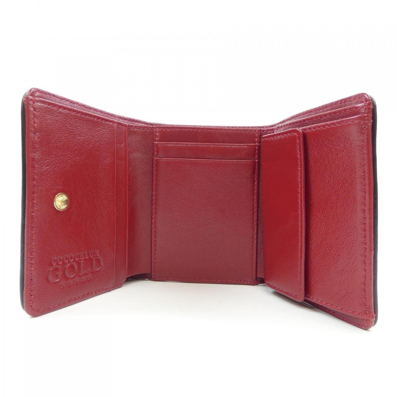 Other Other COCOCELUX GOLD Wallet Leather Short Wallet DUTY FREE for USA Size ONE SIZE - 4 Thumbnail