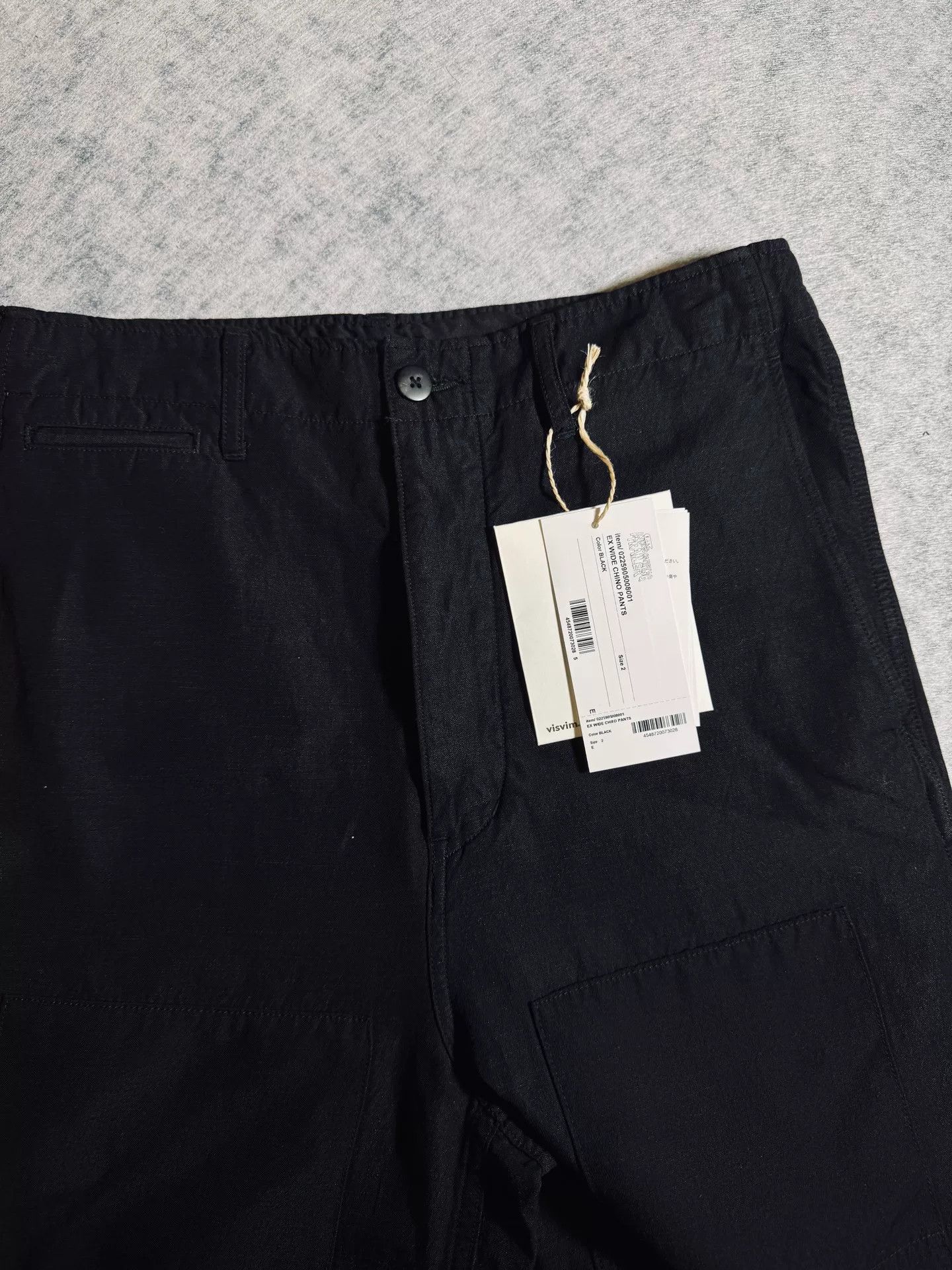Visvim visvim ex wide chino pants in black Size US 27 - 5 Thumbnail