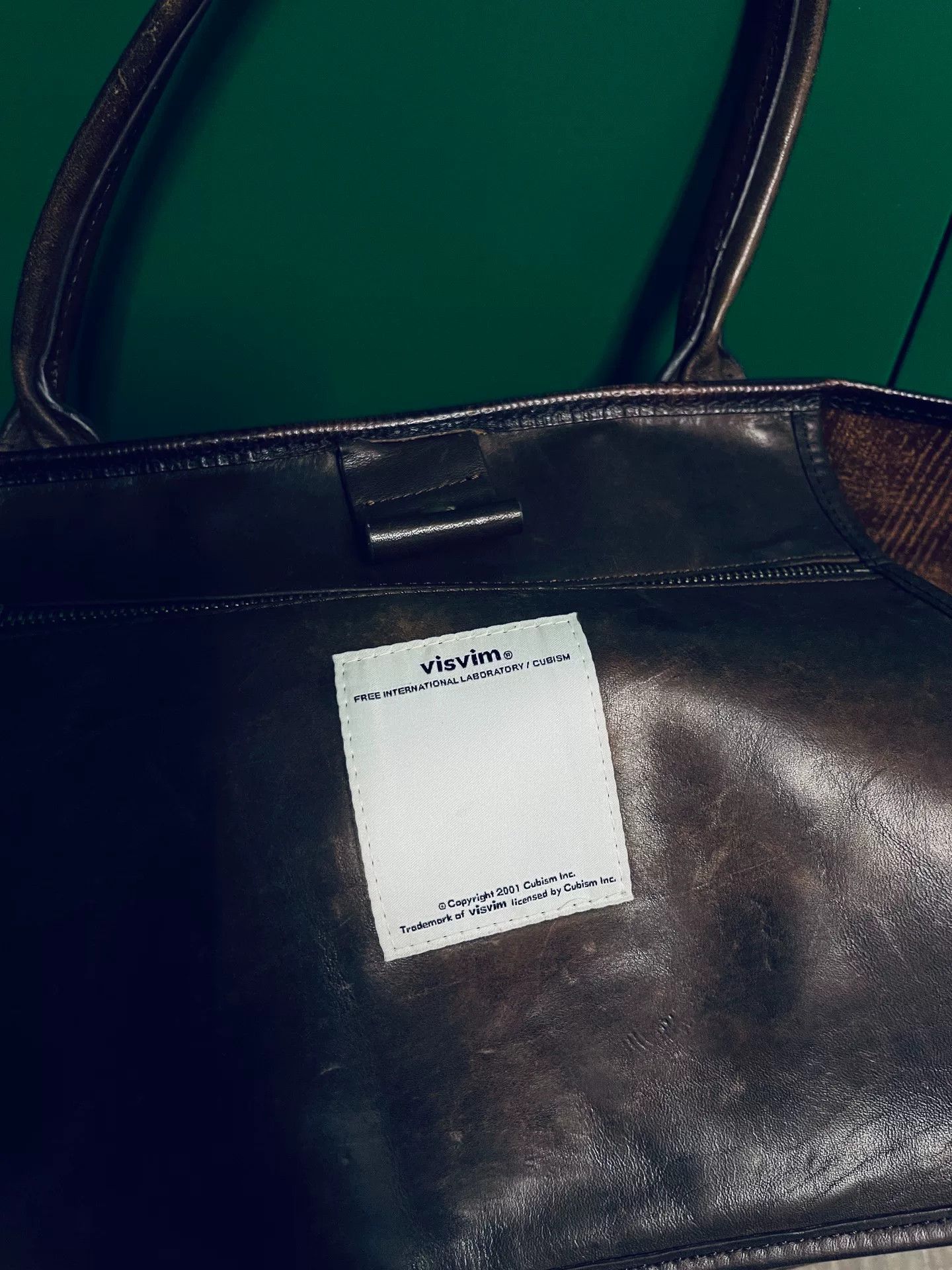 Visvim visvim chocolate leather homer tote bag Size ONE SIZE - 4 Thumbnail