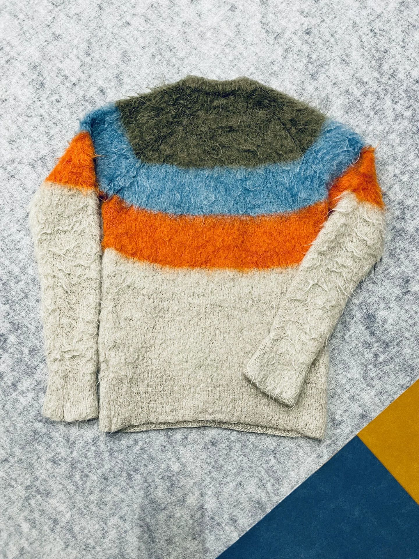 Visvim visvim striped wool sweater in olive color Size US S / EU 44-46 / 1 - 2 Thumbnail