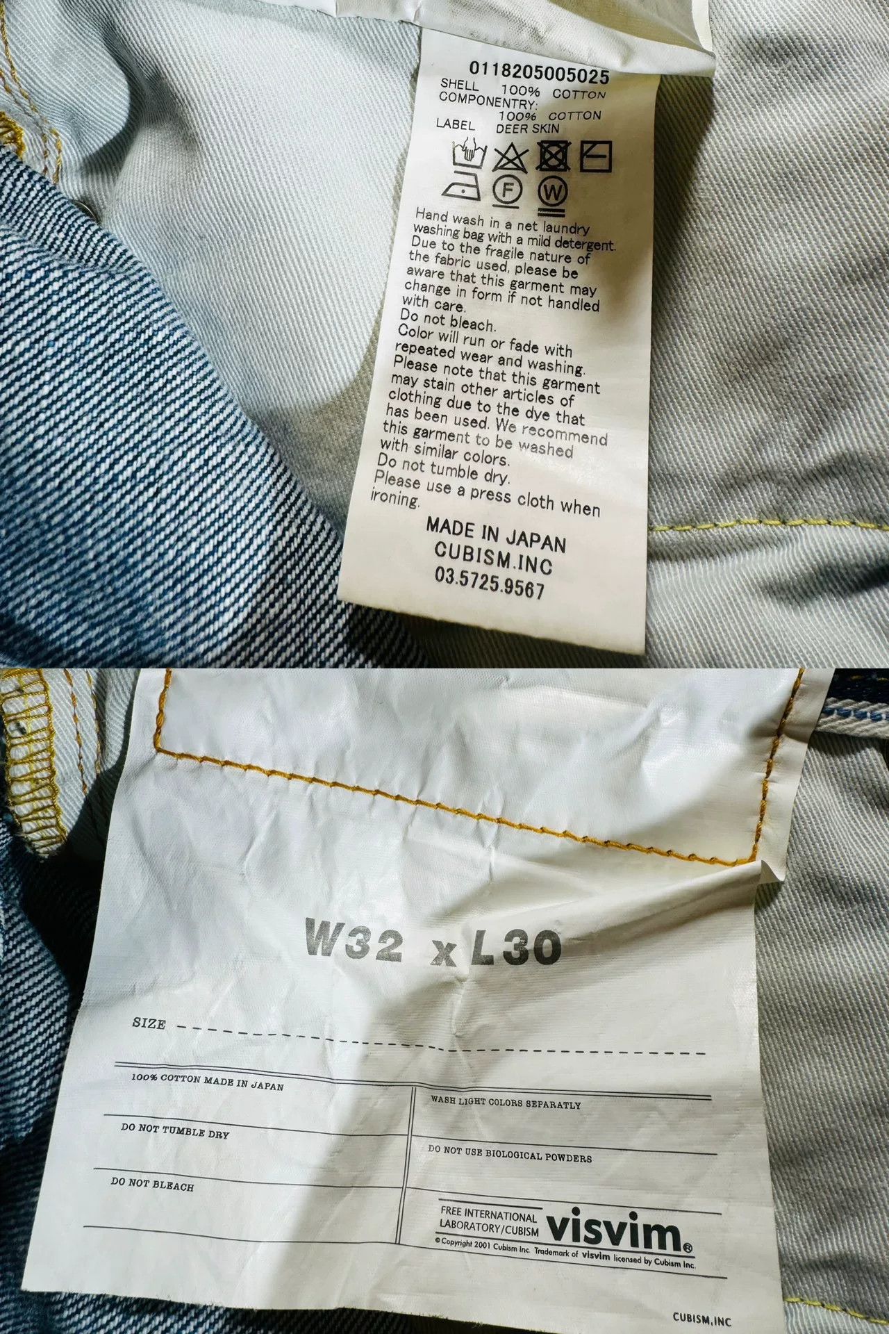 Visvim visvim social sculpture distressed denim jeans Size US 26 / EU 42 - 8 Thumbnail