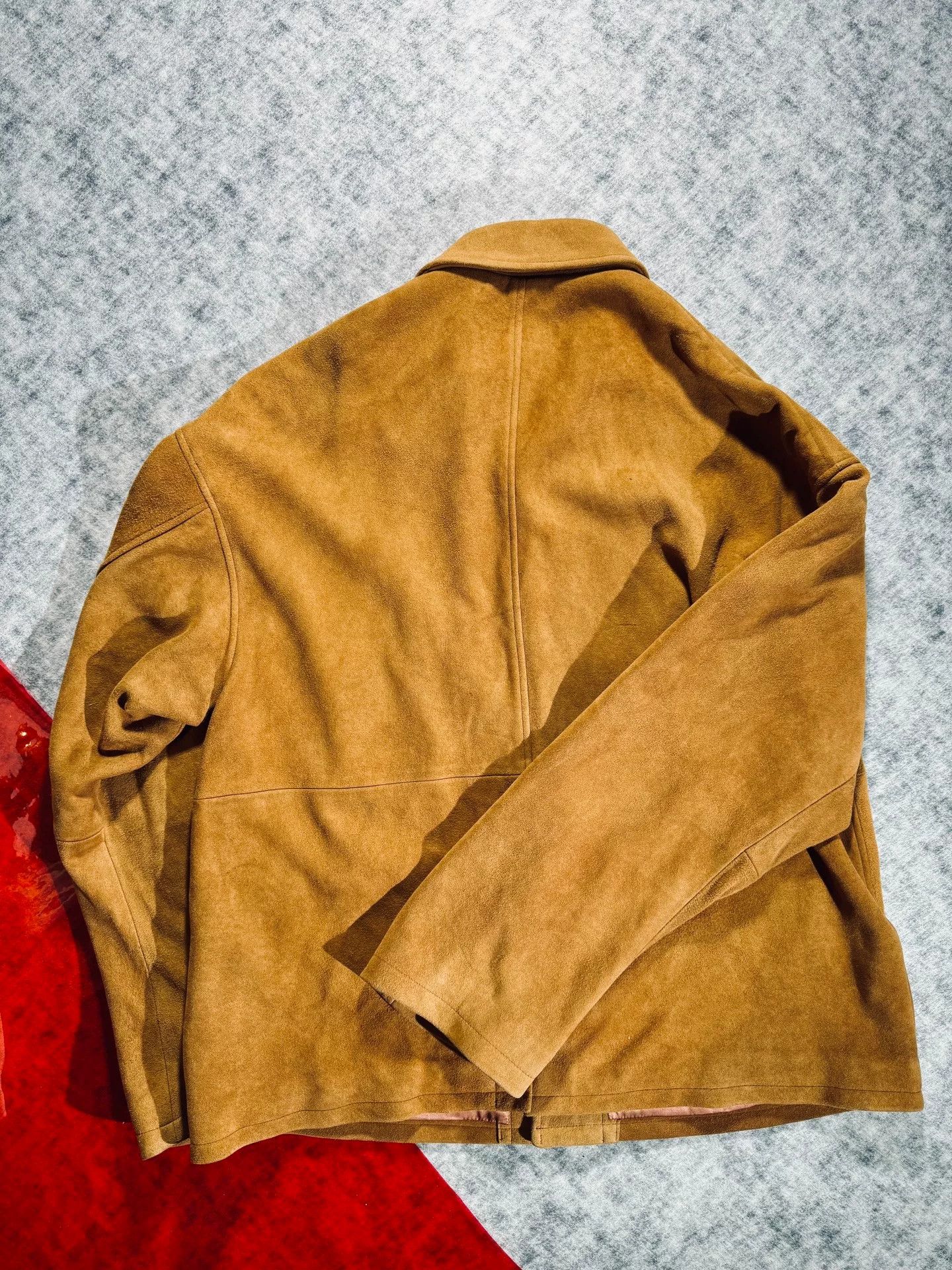 visvim deerskin leather jacket vintage style