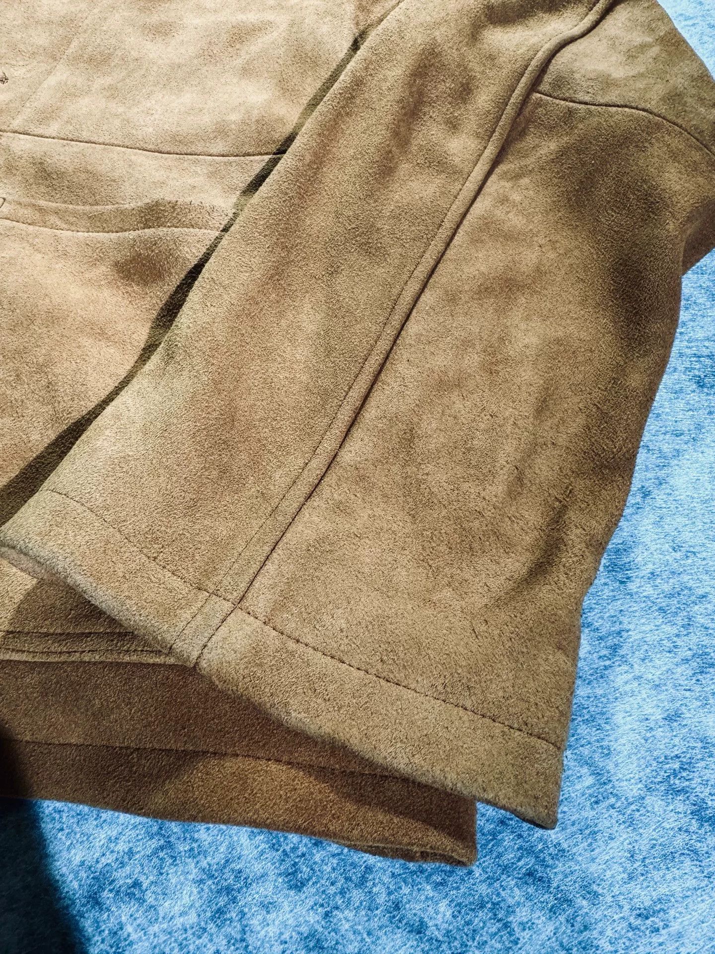 visvim deerskin leather jacket vintage style