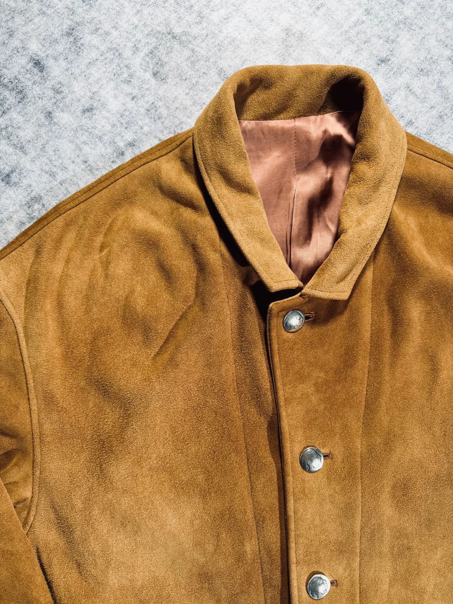visvim deerskin leather jacket vintage style