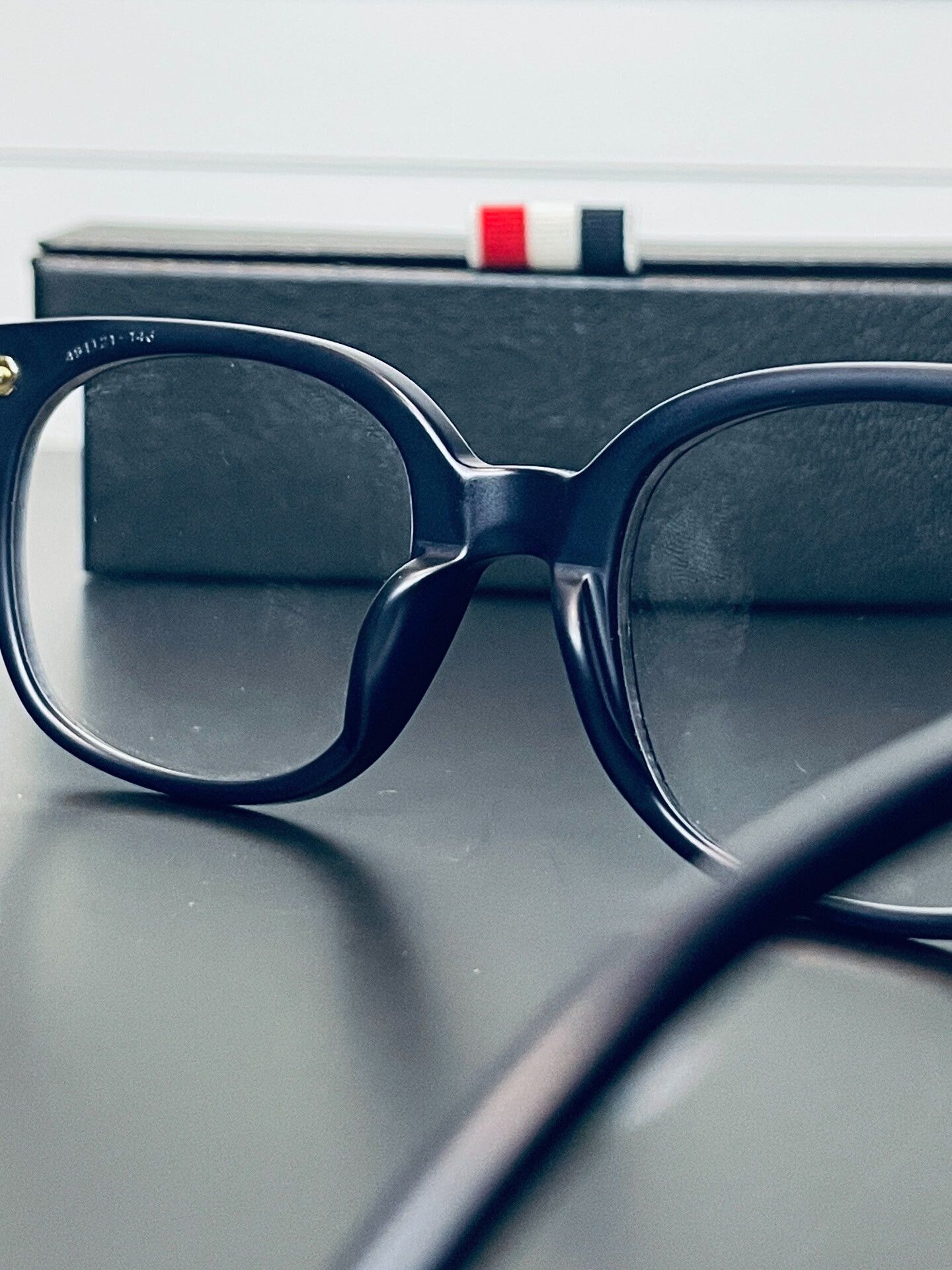 Thom Browne Thom Browne Classic Navy Optical Glasses Size ONE SIZE - 7 Thumbnail