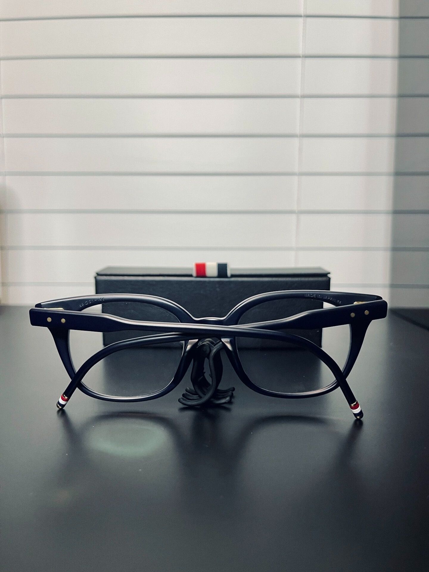 Thom Browne Thom Browne Classic Navy Optical Glasses Size ONE SIZE - 2 Thumbnail