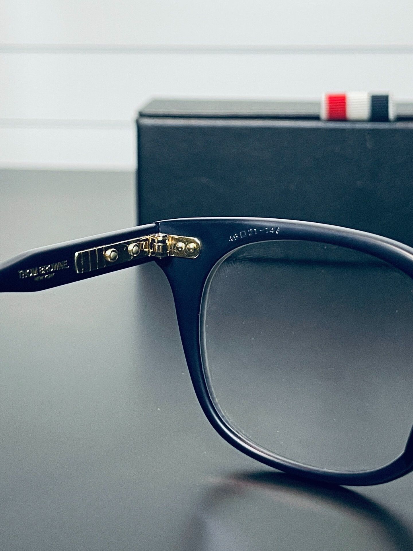 Thom Browne Thom Browne Classic Navy Optical Glasses Size ONE SIZE - 5 Thumbnail