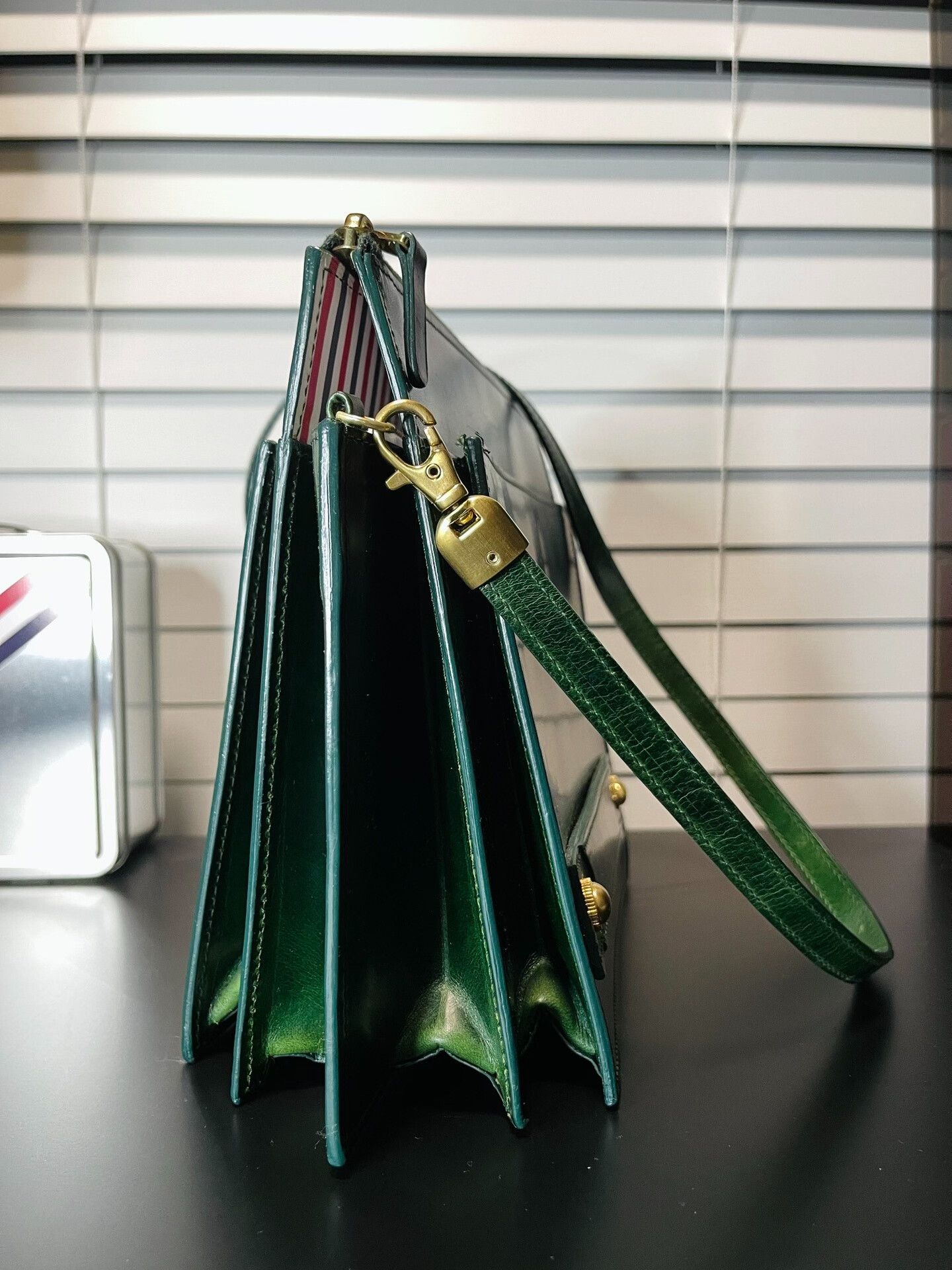 Thom Browne Thom Browne Green Shoulder Bag Clutch Size ONE SIZE - 4 Thumbnail