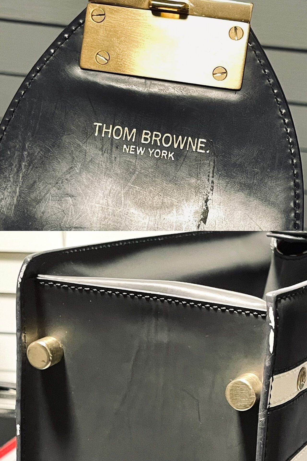 Thom Browne Thom Browne Striped Doctor's Handbag Size ONE SIZE - 9 Thumbnail