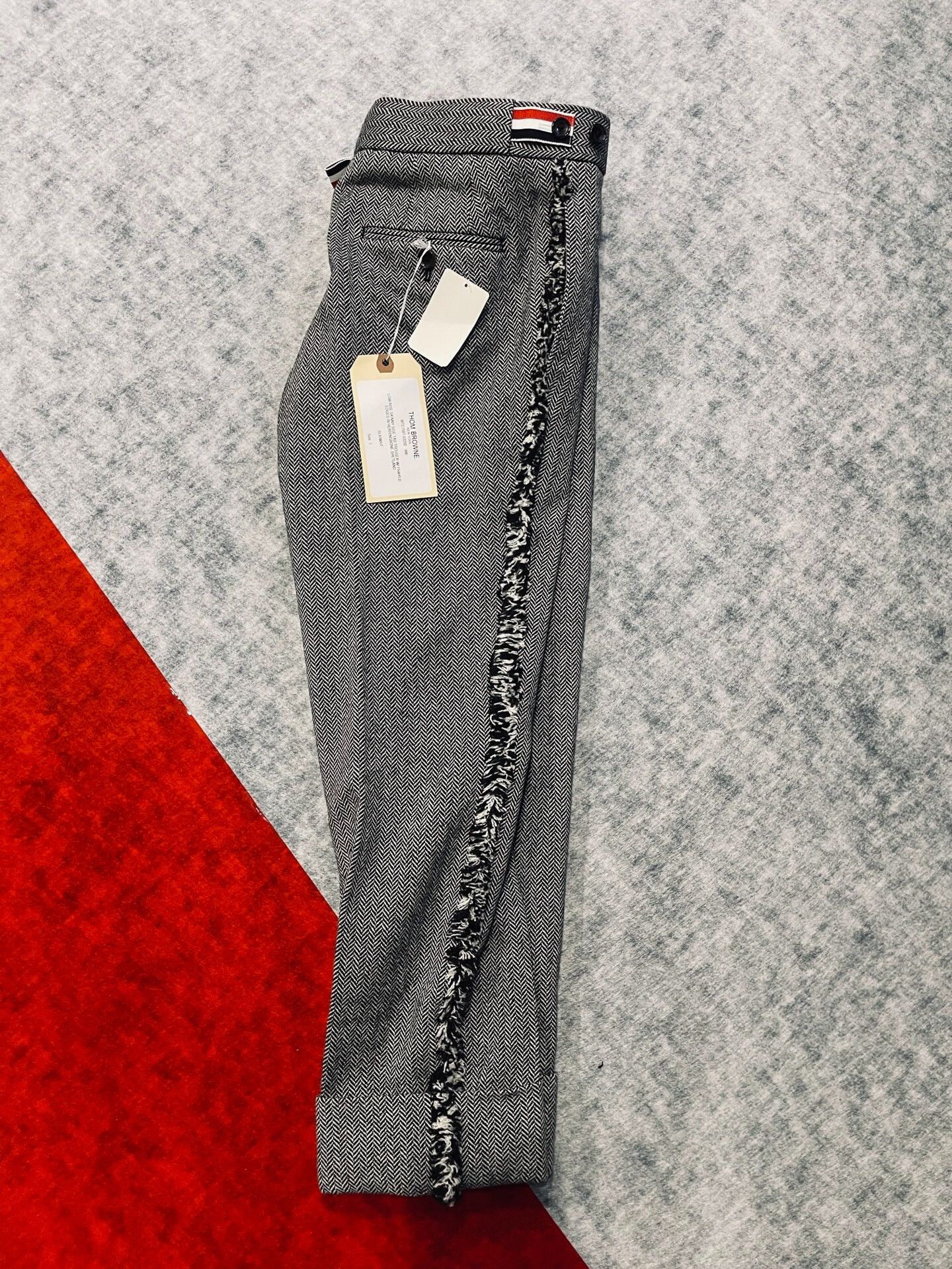 Thom Browne Thom Browne Low Rise Wool Suit Trousers Size US 26 / EU 42 - 2 Thumbnail