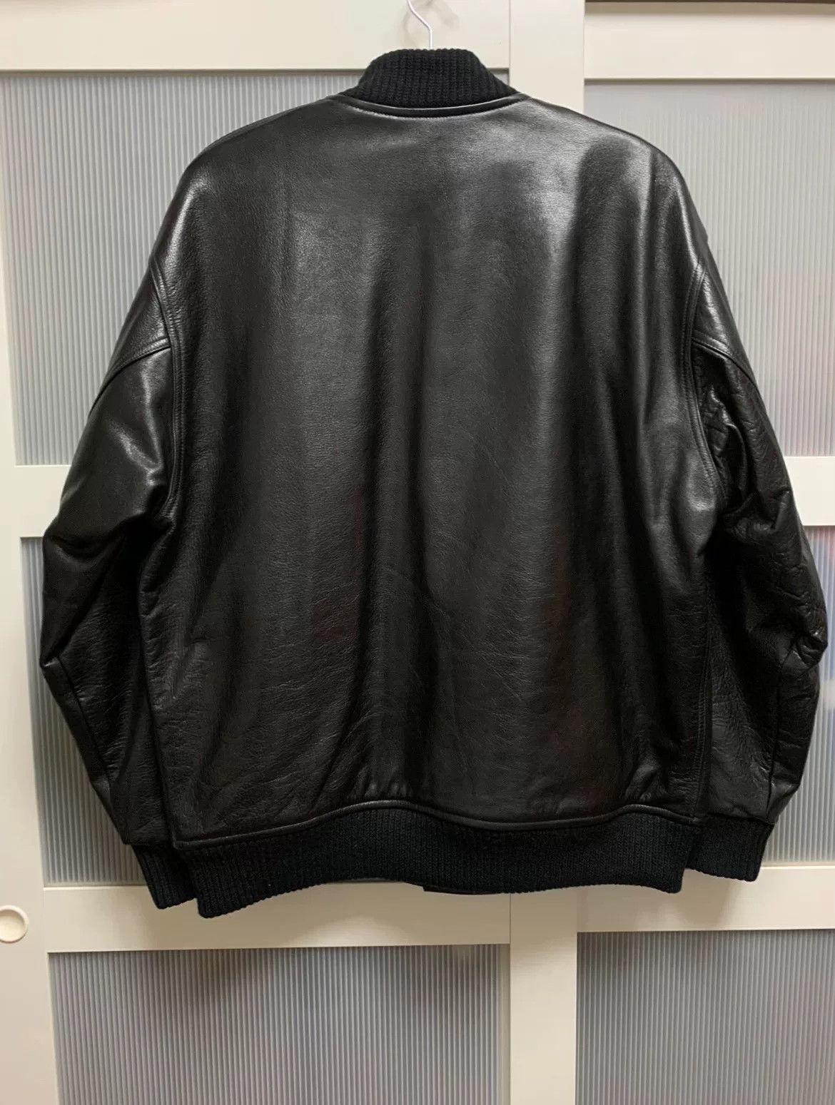 Wacko Maria Wacko Maria Leather Baseball Jacket with Lining Size US M / EU 48-50 / 2 - 5 Thumbnail
