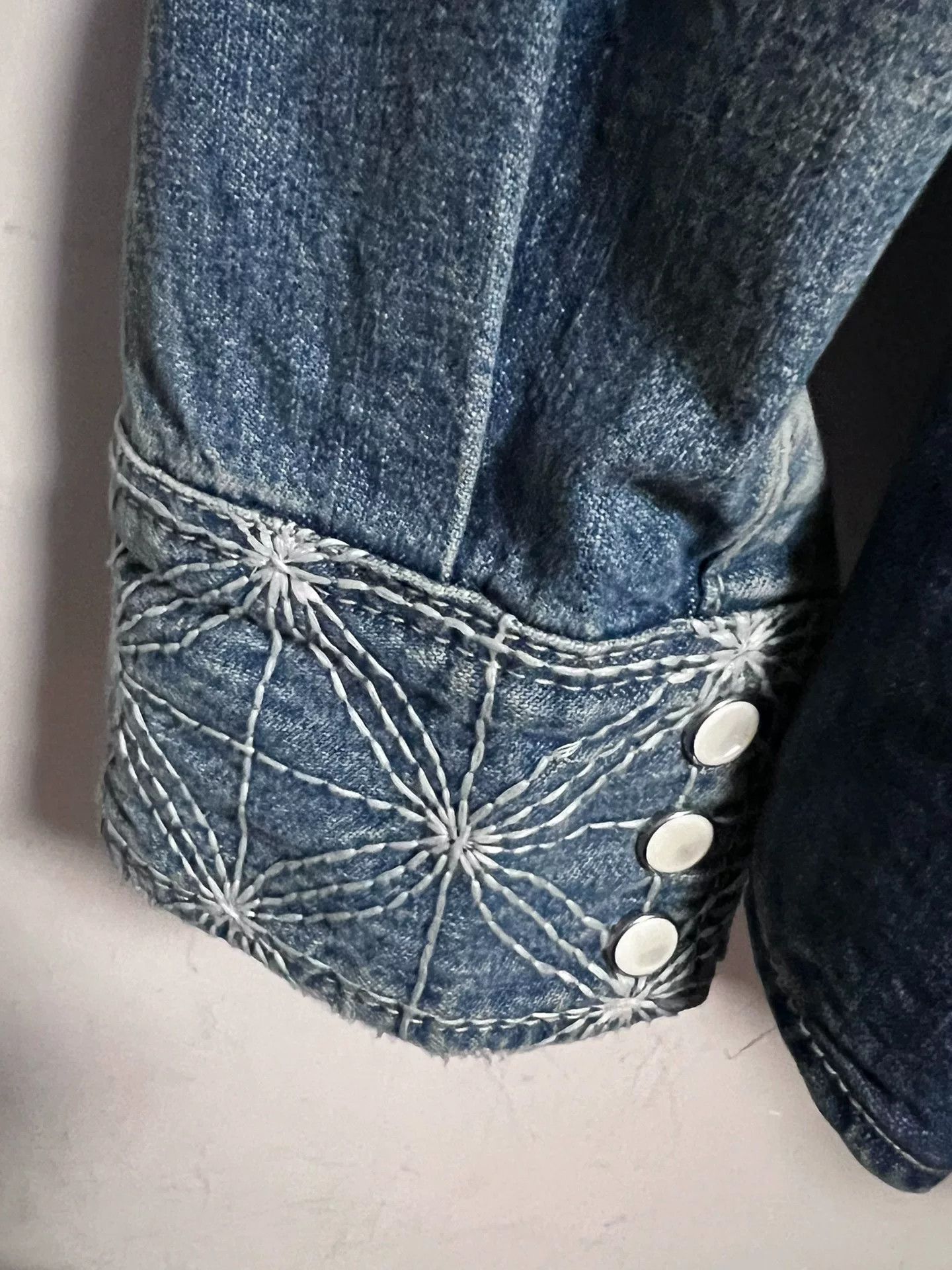 Neighborhood denim shirt with embroidered details Size US M / EU 48-50 / 2 - 3 Thumbnail