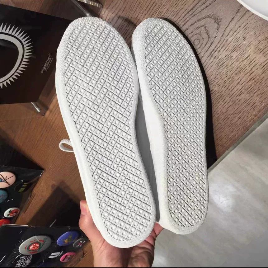 Undercover Undercover White Sneakers with Zigzag Embroidery Size US 9.5 / EU 42-43 - 6 Thumbnail