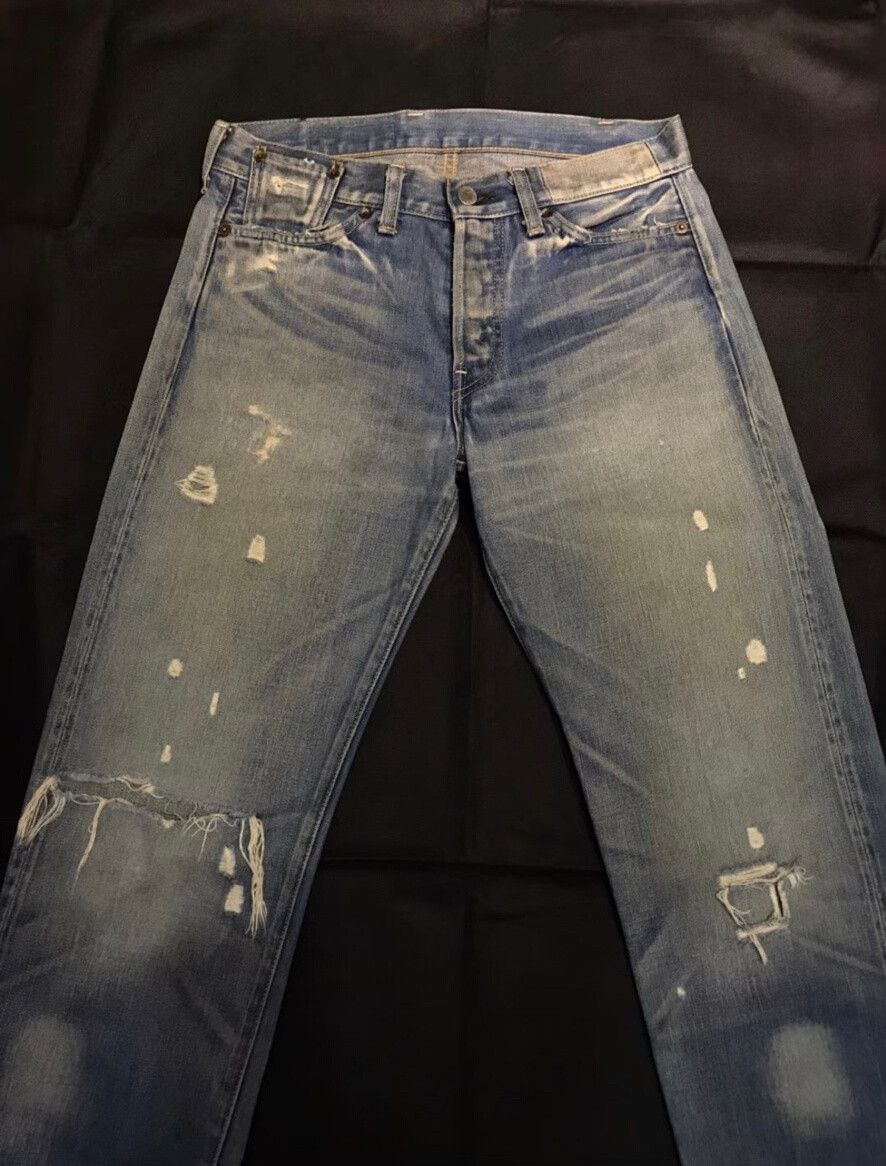 Levi's Vintage Clothing levis lvc 66501-0073 jeans with red ear Size US 31 - 2 Thumbnail