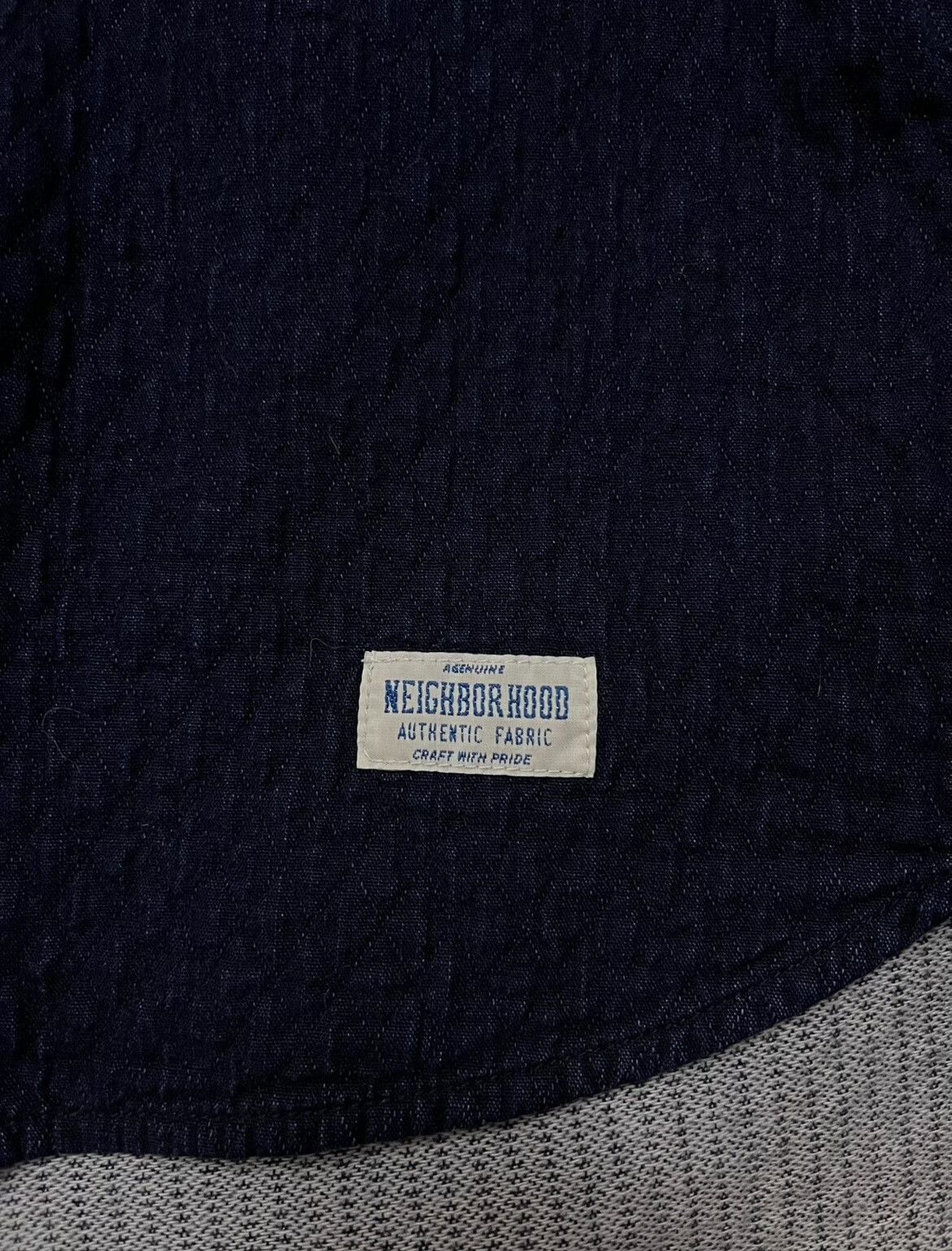 Neighborhood navy blue henley collar sweatshirt Size US L / EU 52-54 / 3 - 5 Thumbnail